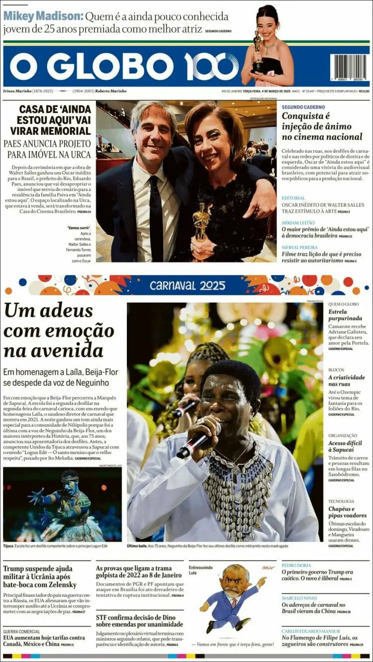 Prima-pagina-oglobo-edizione-di-oggi-2025-03-04