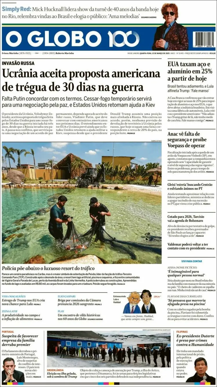 Prima-pagina-oglobo-edizione-di-oggi-2025-03-12