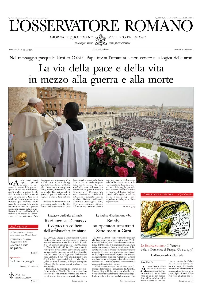 Prima-pagina-orservatore-romano-edizione-di-oggi-02-04-2024