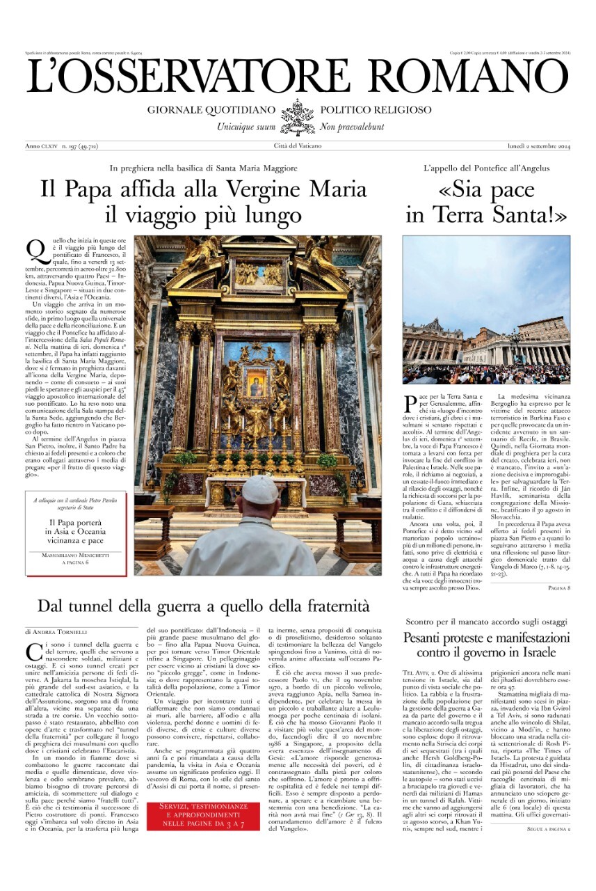 Prima-pagina-orservatore-romano-edizione-di-oggi-02-09-2024