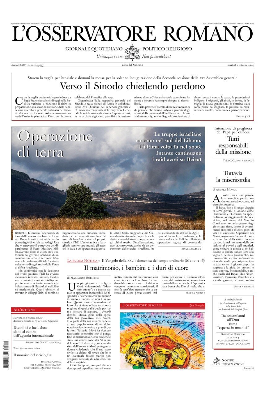 Prima-pagina-orservatore-romano-edizione-di-oggi-02-10-2024