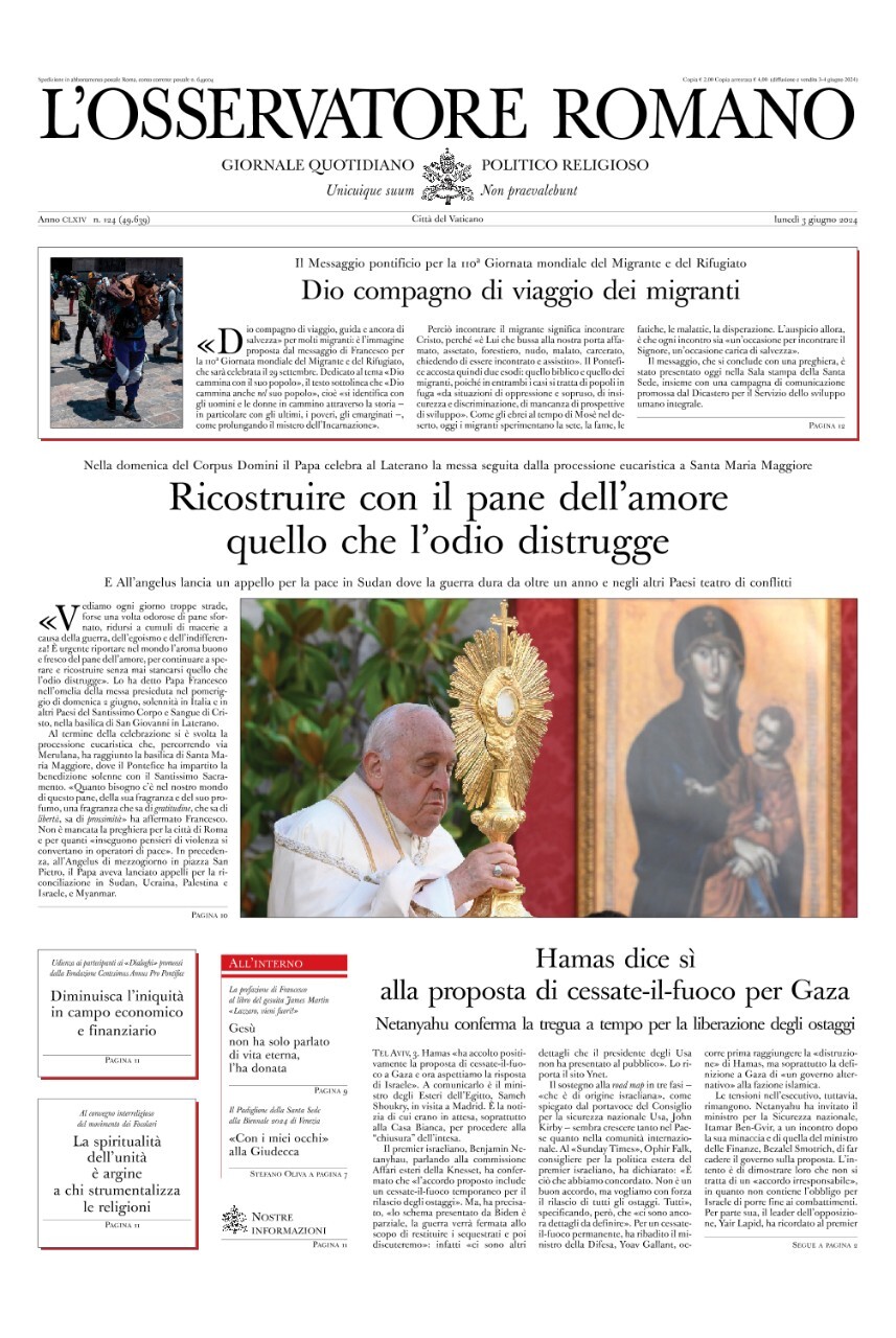 Prima-pagina-orservatore-romano-edizione-di-oggi-03-06-2024