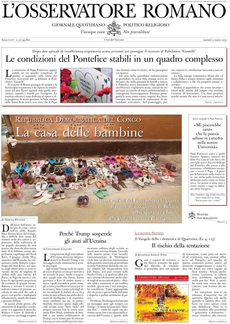 Prima-pagina-orservatore-romano-edizione-di-oggi-04-03-2025