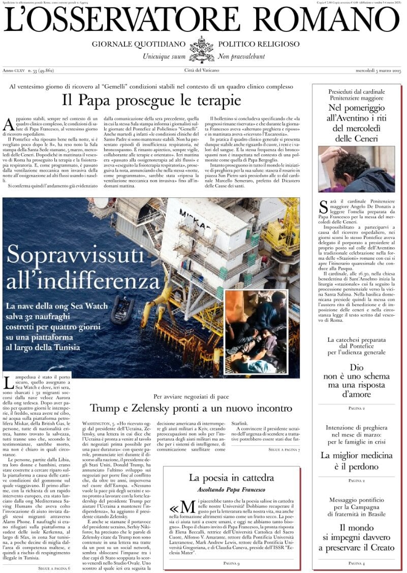 Prima-pagina-orservatore-romano-edizione-di-oggi-05-03-2025