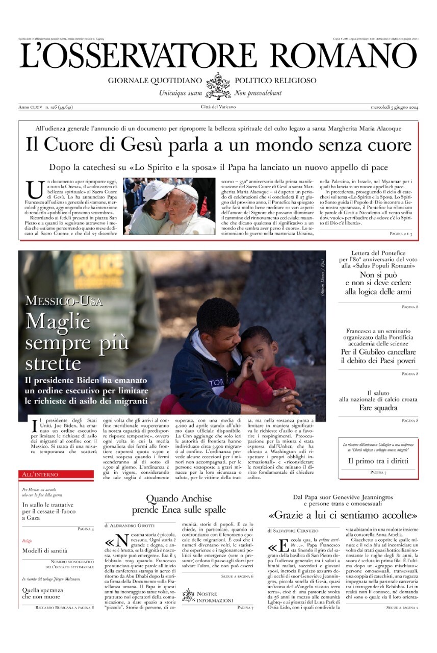 Prima-pagina-orservatore-romano-edizione-di-oggi-05-06-2024