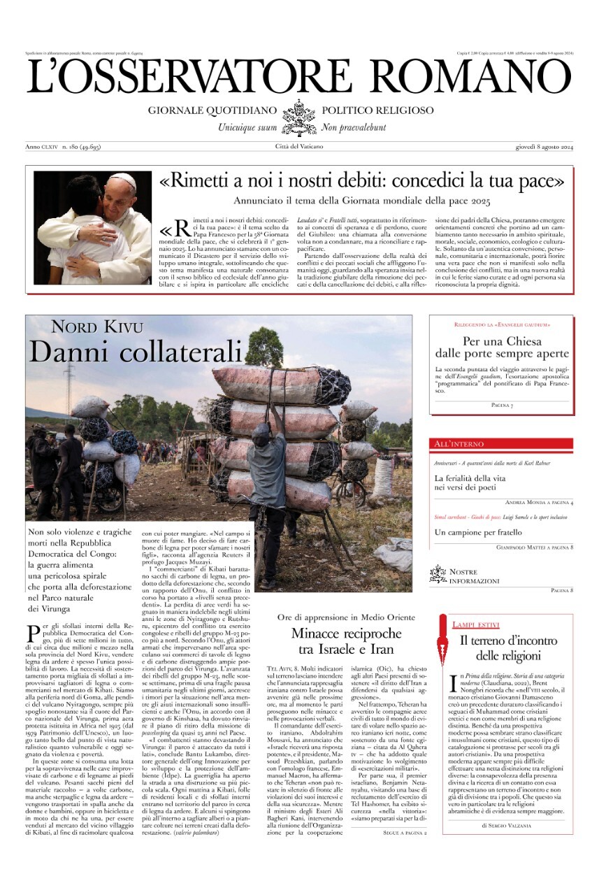 Prima-pagina-orservatore-romano-edizione-di-oggi-08-08-2024