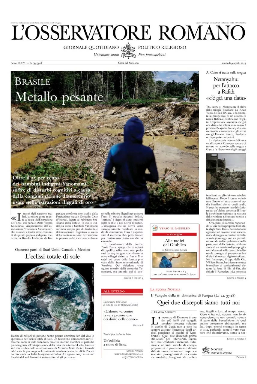 Prima-pagina-orservatore-romano-edizione-di-oggi-09-04-2024