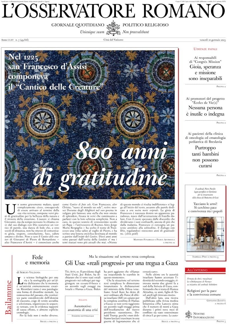 Prima-pagina-orservatore-romano-edizione-di-oggi-11-01-2025