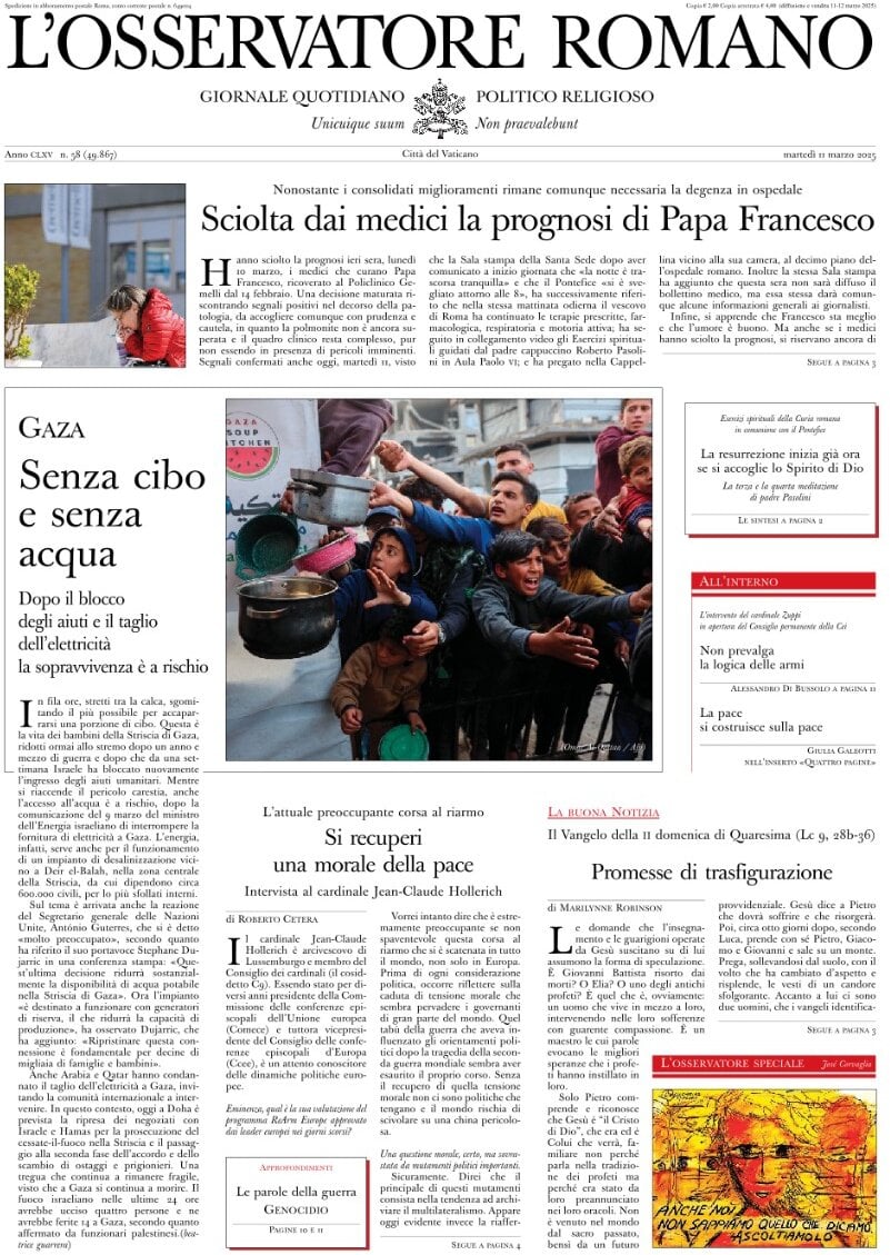 Prima-pagina-orservatore-romano-edizione-di-oggi-11-03-2025