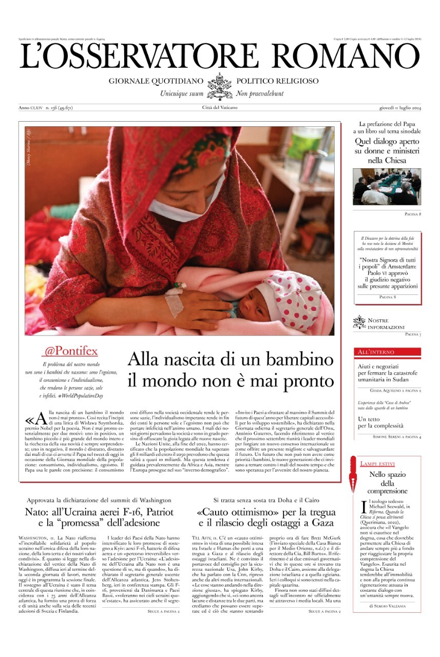 Prima-pagina-orservatore-romano-edizione-di-oggi-11-07-2024