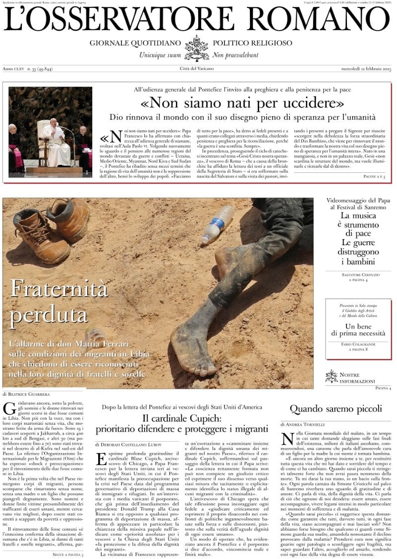 Prima-pagina-orservatore-romano-edizione-di-oggi-12-02-2025