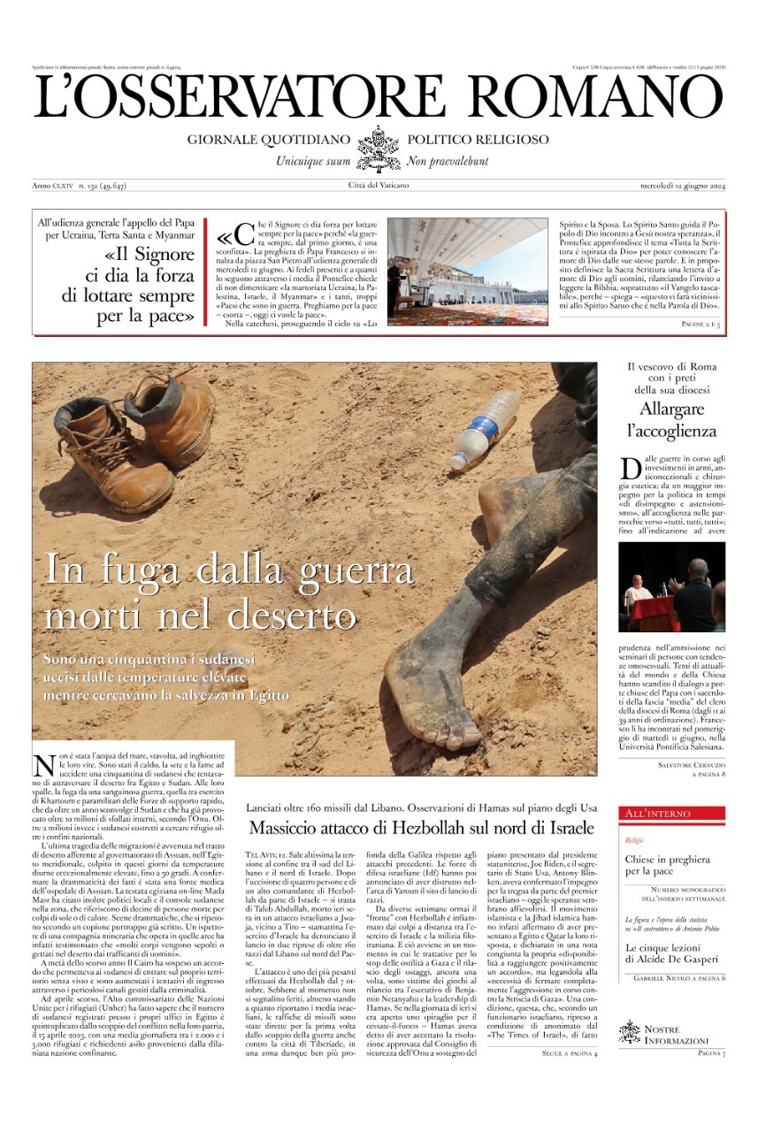 Prima-pagina-orservatore-romano-edizione-di-oggi-12-06-2024