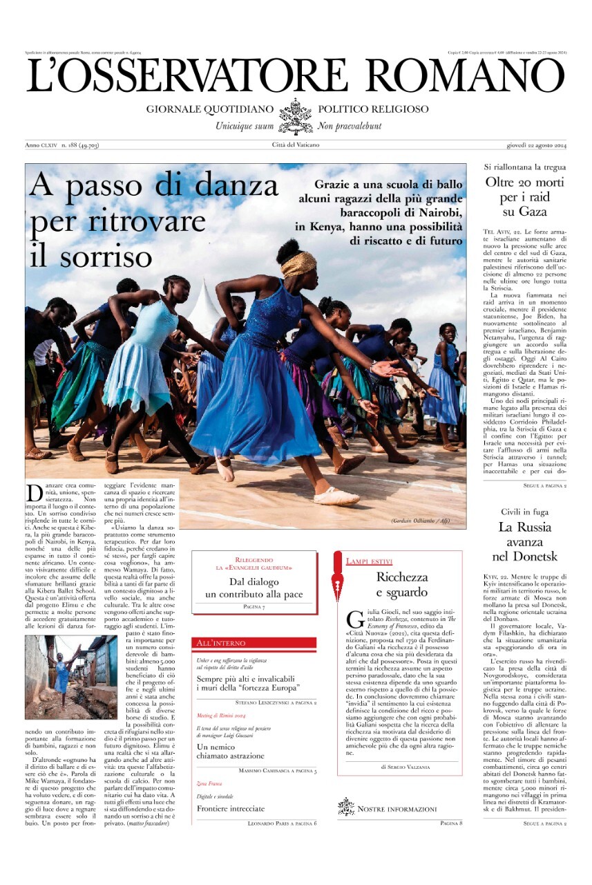 Prima-pagina-orservatore-romano-edizione-di-oggi-22-08-2024