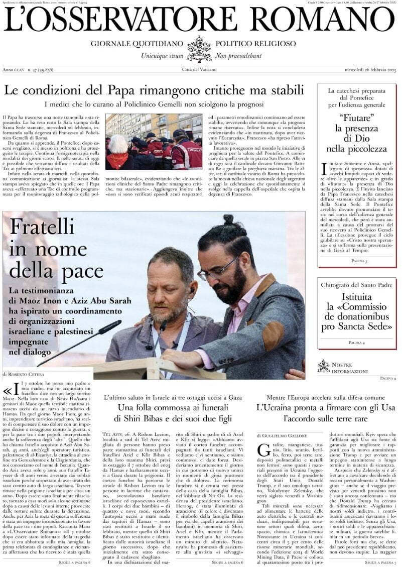 Prima-pagina-orservatore-romano-edizione-di-oggi-27-02-2025