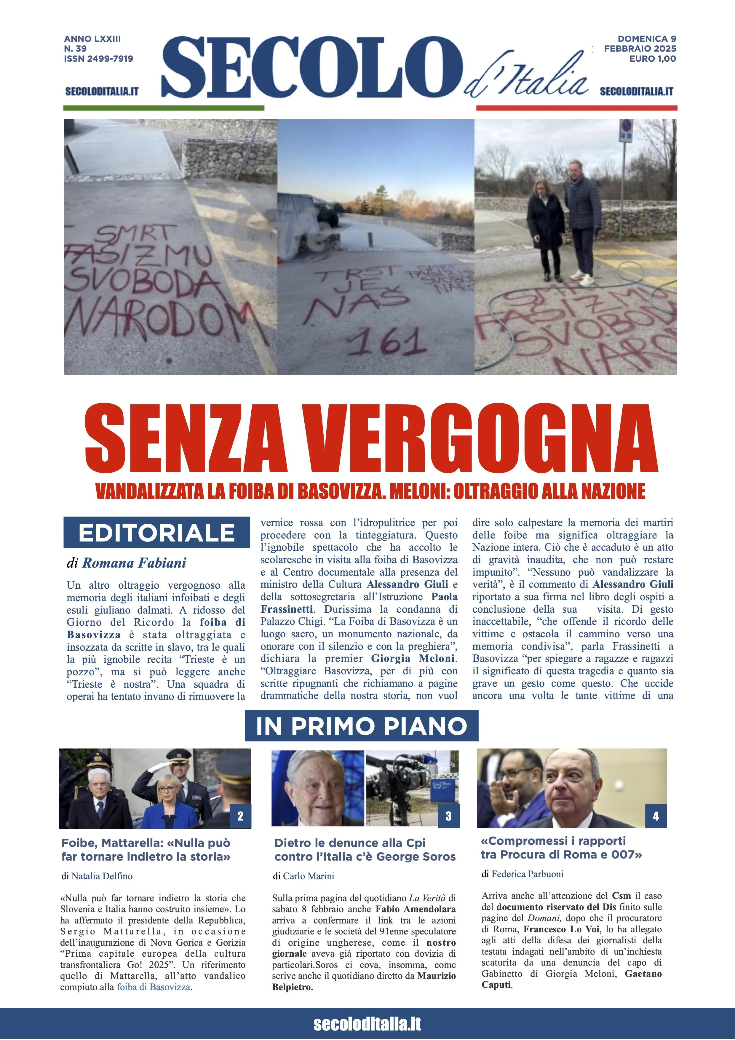 Prima-pagina-secolo-italia-oggi-edizione-di-oggi-09-02-2025