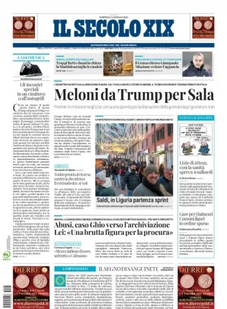 Prima-pagina-secolo-xix-editoriale-oggi-edizione-di-oggi-05-01-2025