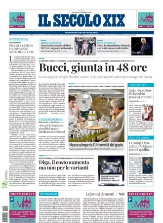 Prima-pagina-secolo-xix-editoriale-oggi-edizione-di-oggi-09-11-2024