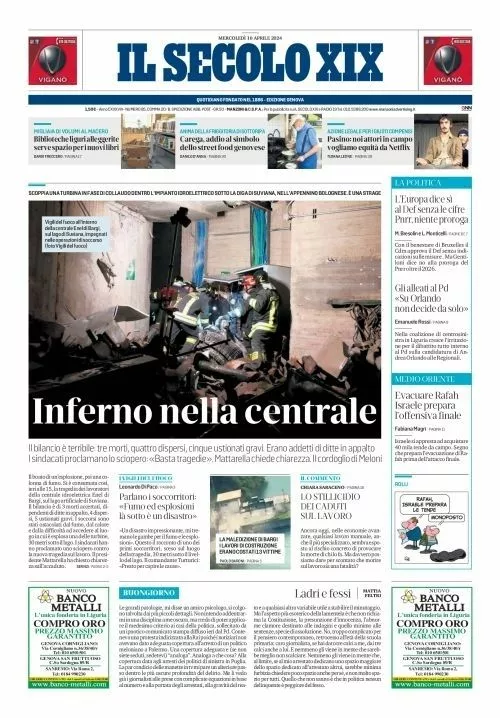 Prima-pagina-secolo-xix-editoriale-oggi-edizione-di-oggi-10-04-2024