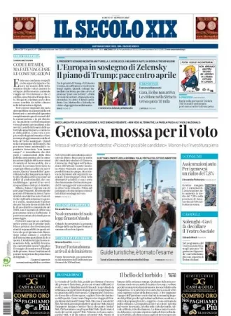 Prima-pagina-secolo-xix-editoriale-oggi-edizione-di-oggi-11-01-2025