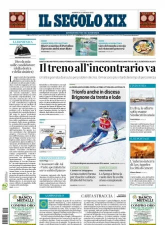 Prima-pagina-secolo-xix-editoriale-oggi-edizione-di-oggi-12-01-2025