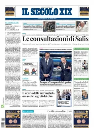 Prima-pagina-secolo-xix-editoriale-oggi-edizione-di-oggi-15-02-2025