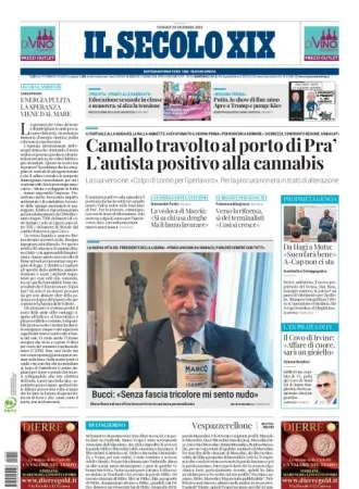 Prima-pagina-secolo-xix-editoriale-oggi-edizione-di-oggi-20-12-2024