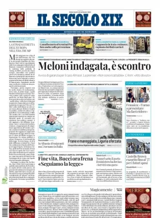 Prima-pagina-secolo-xix-editoriale-oggi-edizione-di-oggi-29-01-2025