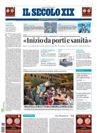 Prima-pagina-secolo-xix-editoriale-oggi-edizione-di-oggi-30-10-2024