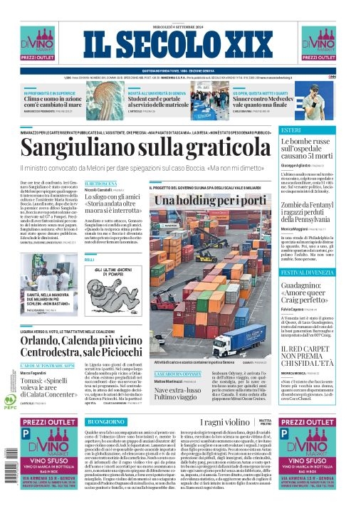 Prima-pagina-secolo-xix-editoriale-oggi-edizione-di-oggi-2024-09-04