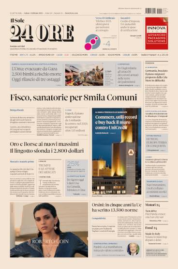 Prima-pagina-sole-24-ore-edizione-del-01-02-2025