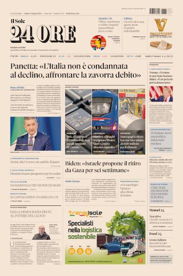 Prima-pagina-sole-24-ore-edizione-del-01-06-2024