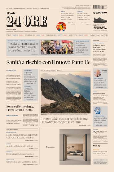 Prima-pagina-sole-24-ore-edizione-del-02-08-2024