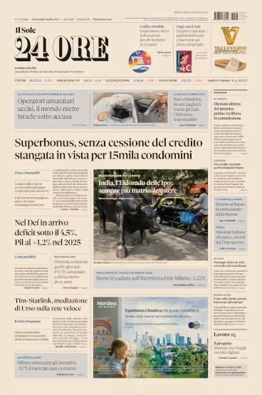 Prima-pagina-sole-24-ore-edizione-del-03-04-2024