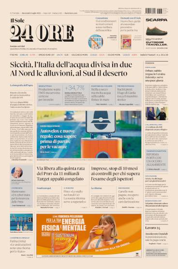 Prima-pagina-sole-24-ore-edizione-del-03-07-2024