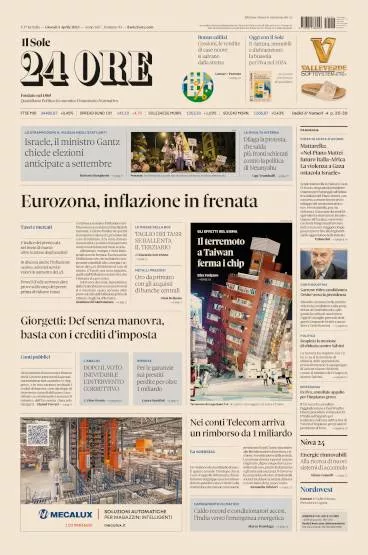 Prima-pagina-sole-24-ore-edizione-del-04-04-2024