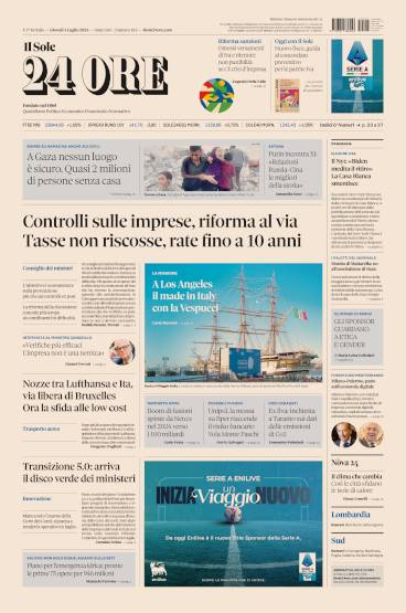 Prima-pagina-sole-24-ore-edizione-del-04-07-2024