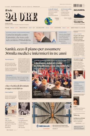 Prima-pagina-sole-24-ore-edizione-del-05-09-2024