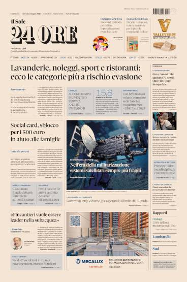 Prima-pagina-sole-24-ore-edizione-del-06-06-2024