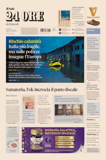 Prima-pagina-sole-24-ore-edizione-del-07-10-2024