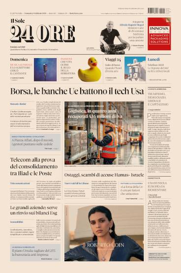 Prima-pagina-sole-24-ore-edizione-del-09-02-2025