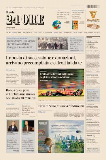 Prima-pagina-sole-24-ore-edizione-del-09-04-2024