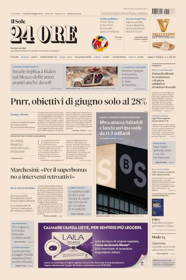 Prima-pagina-sole-24-ore-edizione-del-10-05-2024