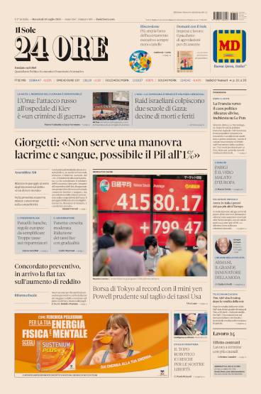 Prima-pagina-sole-24-ore-edizione-del-10-07-2024