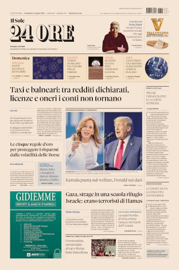 Prima-pagina-sole-24-ore-edizione-del-11-08-2024