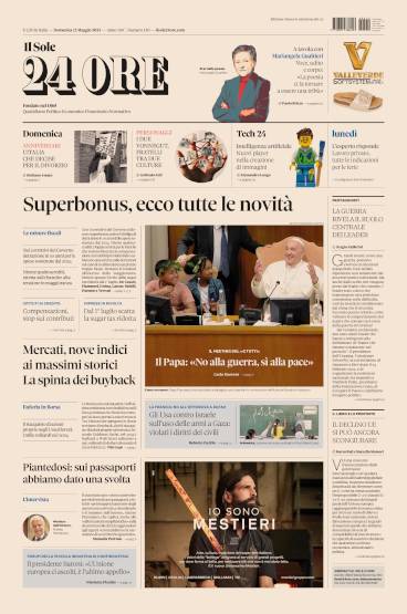 Prima-pagina-sole-24-ore-edizione-del-12-05-2024