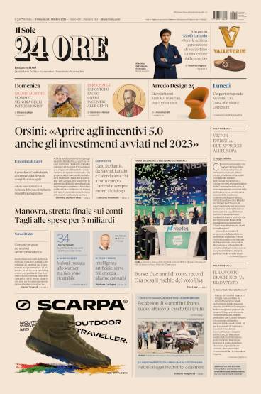 Prima-pagina-sole-24-ore-edizione-del-13-10-2024