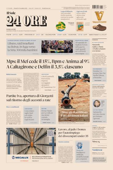 Prima-pagina-sole-24-ore-edizione-del-14-11-2024