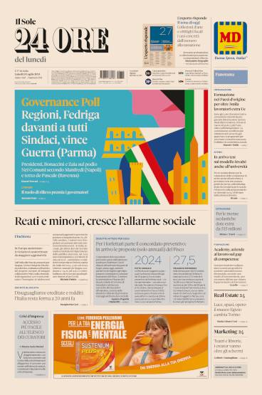 Prima-pagina-sole-24-ore-edizione-del-15-07-2024