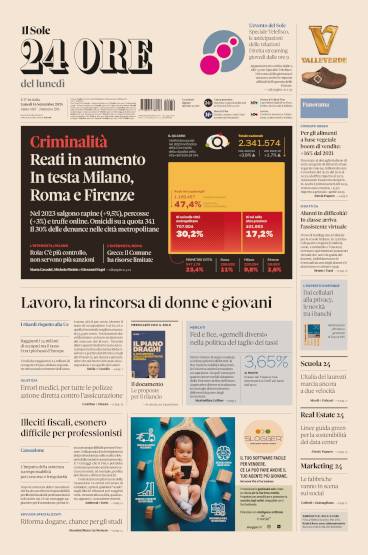 Prima-pagina-sole-24-ore-edizione-del-16-09-2024