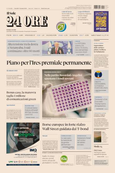 Prima-pagina-sole-24-ore-edizione-del-17-01-2025